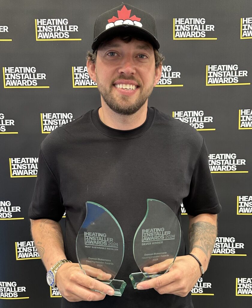 Damon Blakemore and his two HIA awards